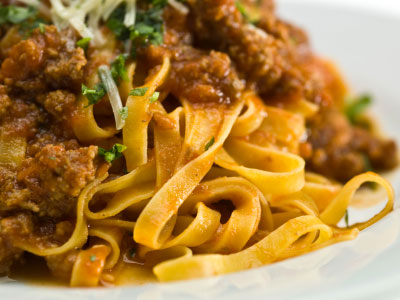 Fettuccine al Sugo di Cinghiale